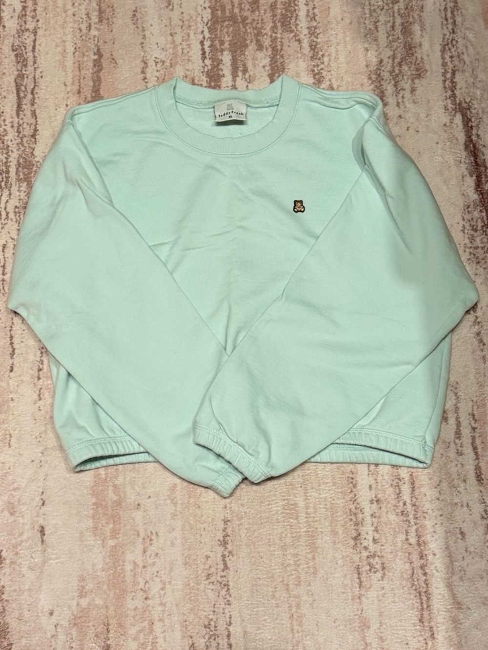 Teddy Fresh Cropped Crew neck Sweater